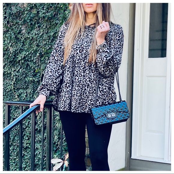 #30 Boho chic long sleeves tiered tunic top - Picture 5 of 7